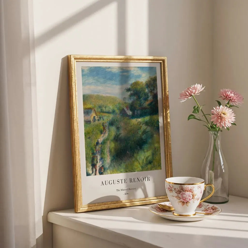 Auguste Renoir The Mussel Harvest Poster