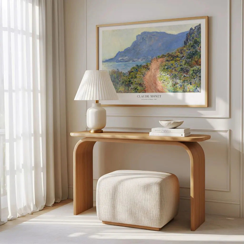 Claude Monet – La Corniche vicino a Monaco Poster
