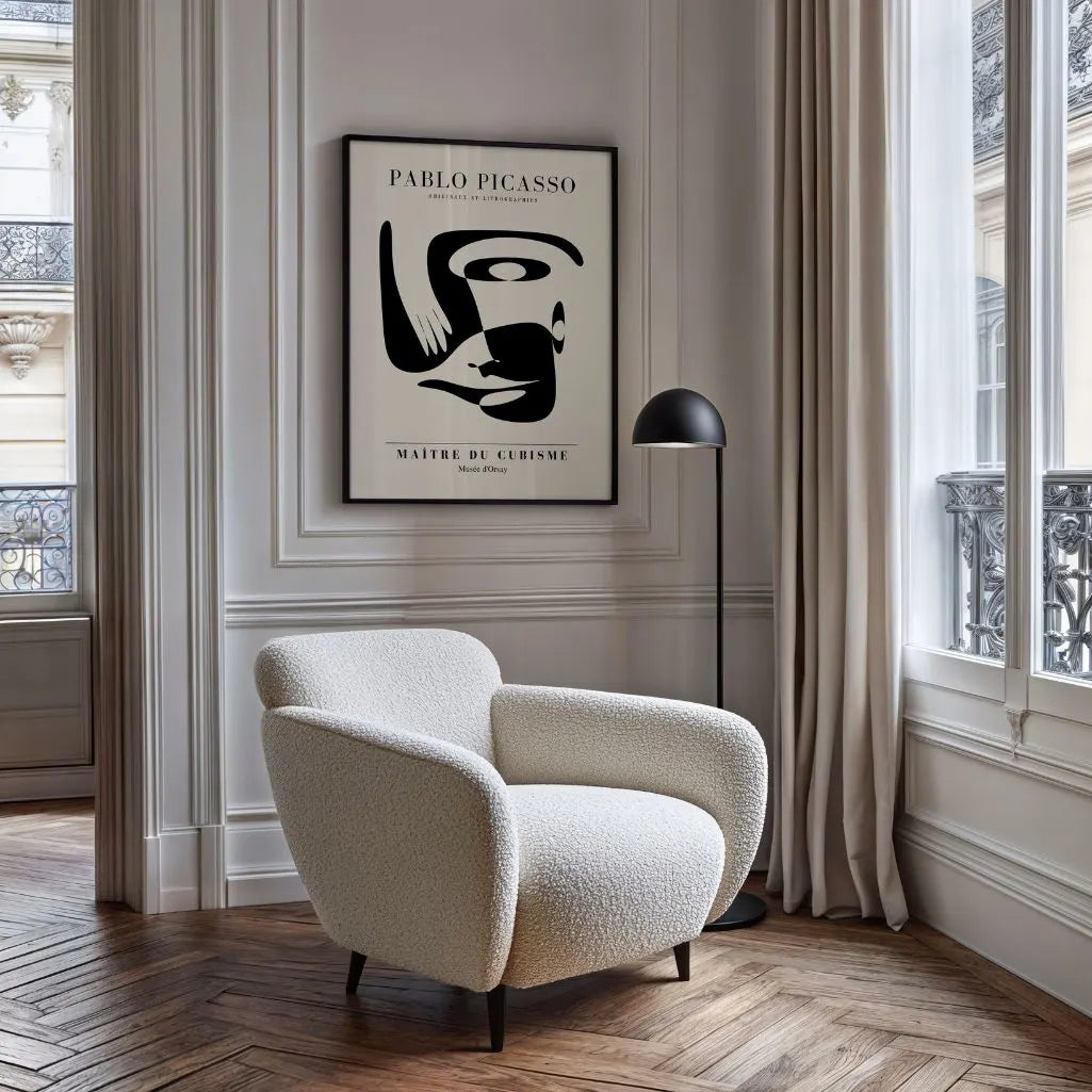 Poster ispirato a Pablo Picasso – Volto astratto