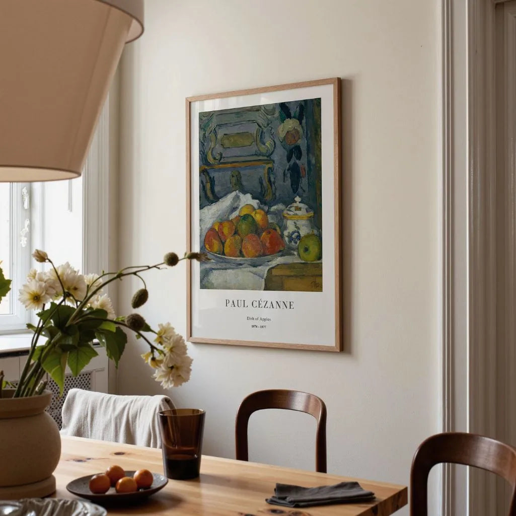 Paul Cézanne – Piatto di mele Poster