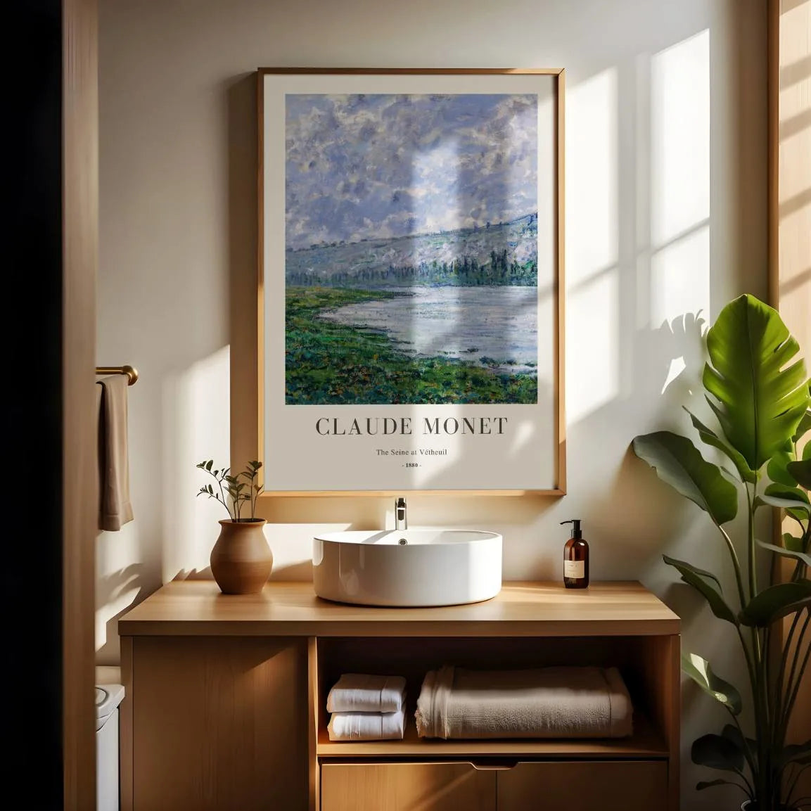 Poster Claude Monet – La Senna a Vétheuil