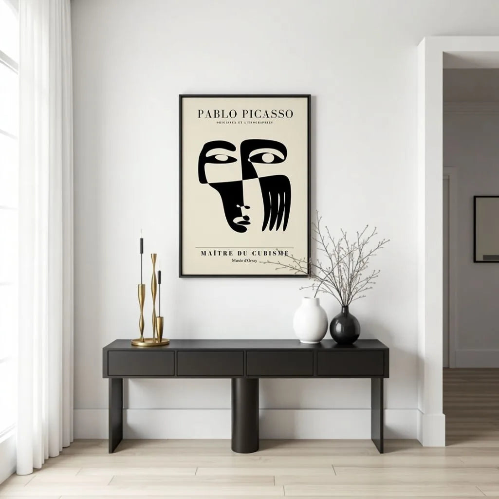 Poster ispirato a Pablo Picasso – Dualità della forma