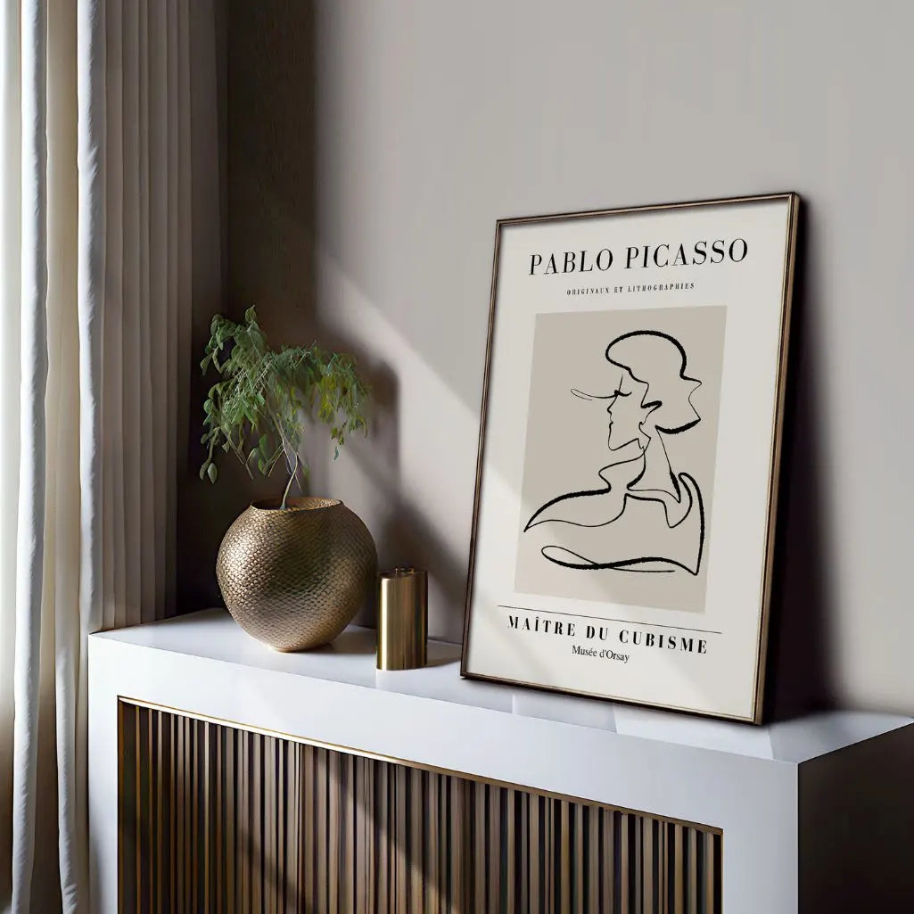 Poster ispirato a Pablo Picasso – Profilo d’artista