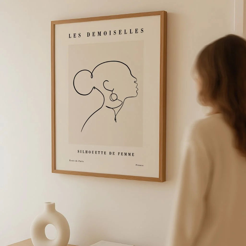 Poster – Profilo femminile