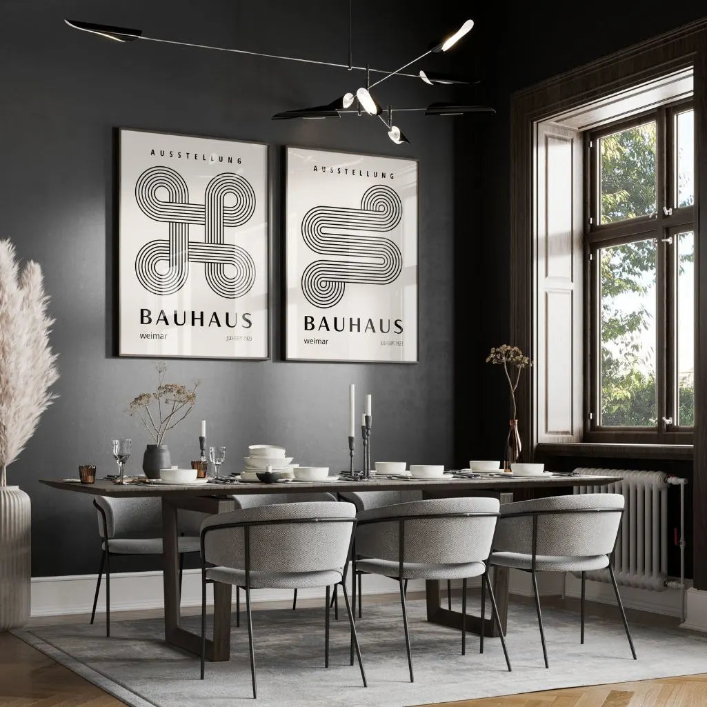 Bauhaus Linee – Set di 2 poster