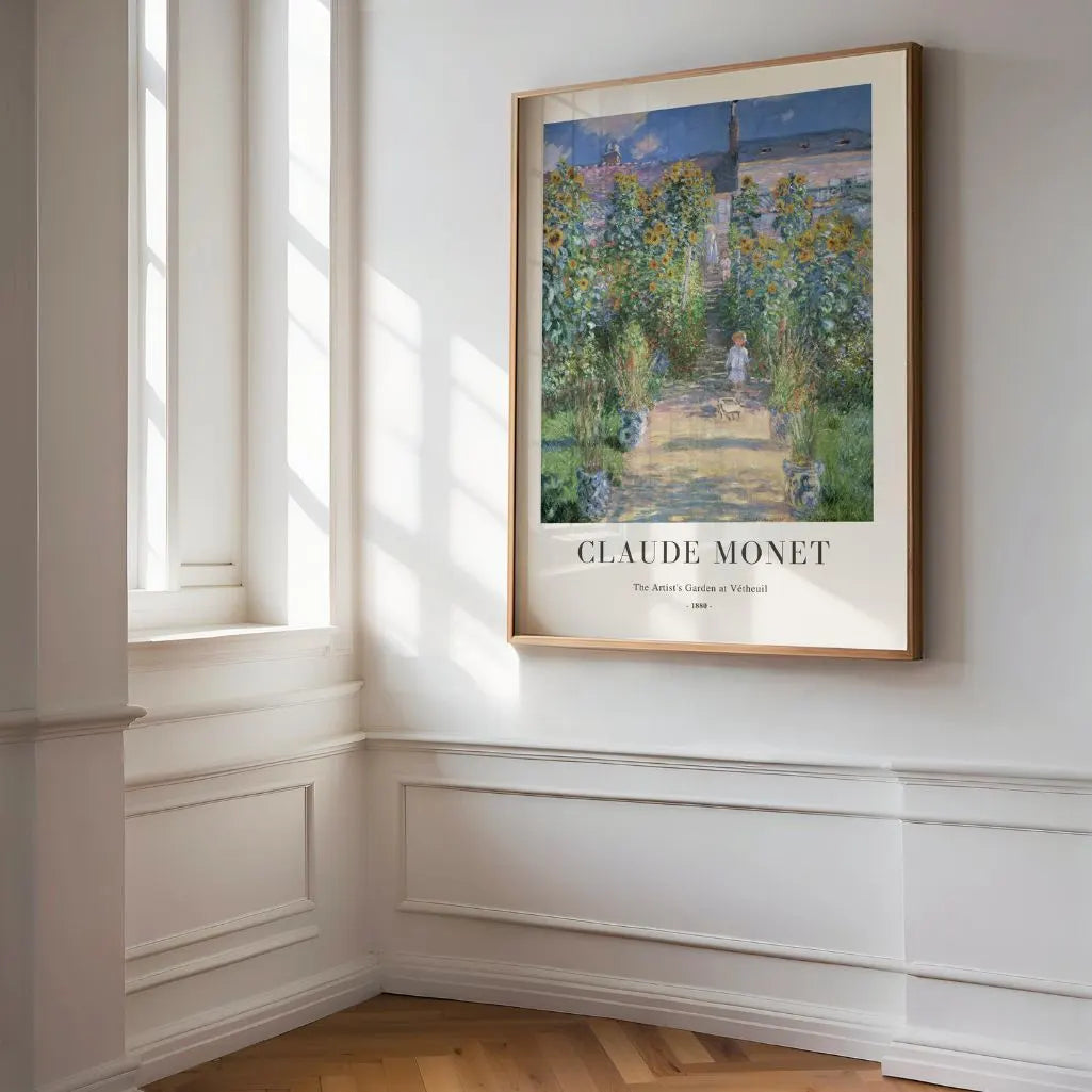 Claude Monet – Il giardino dell’artista a Vétheuil Poster