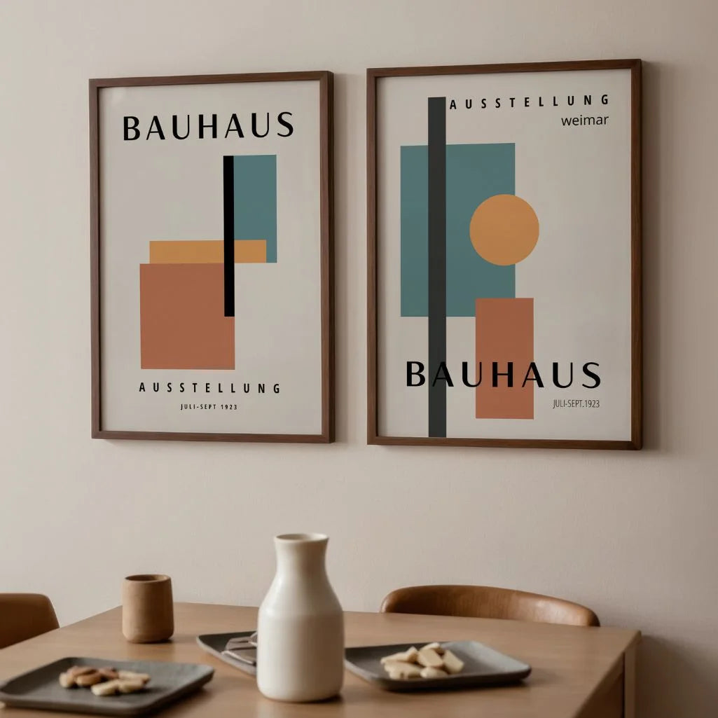 Bauhaus Forme Colori – Set di 2 poster