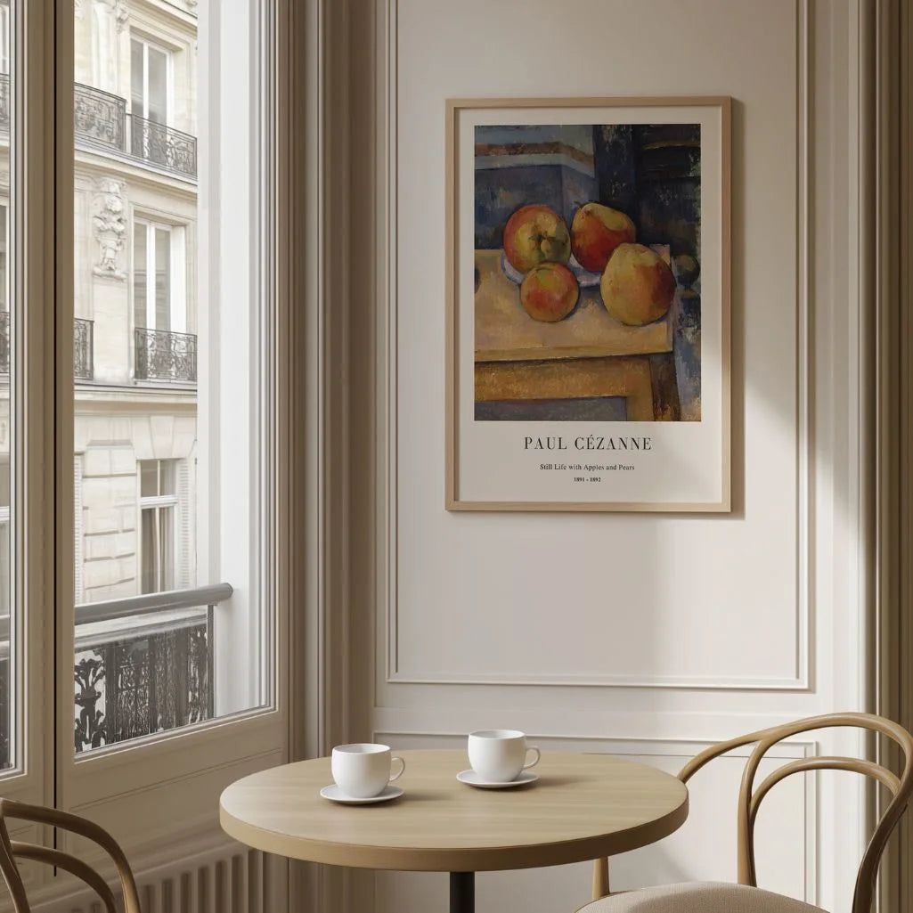 Paul Cézanne – Natura morta con mele e pere Poster