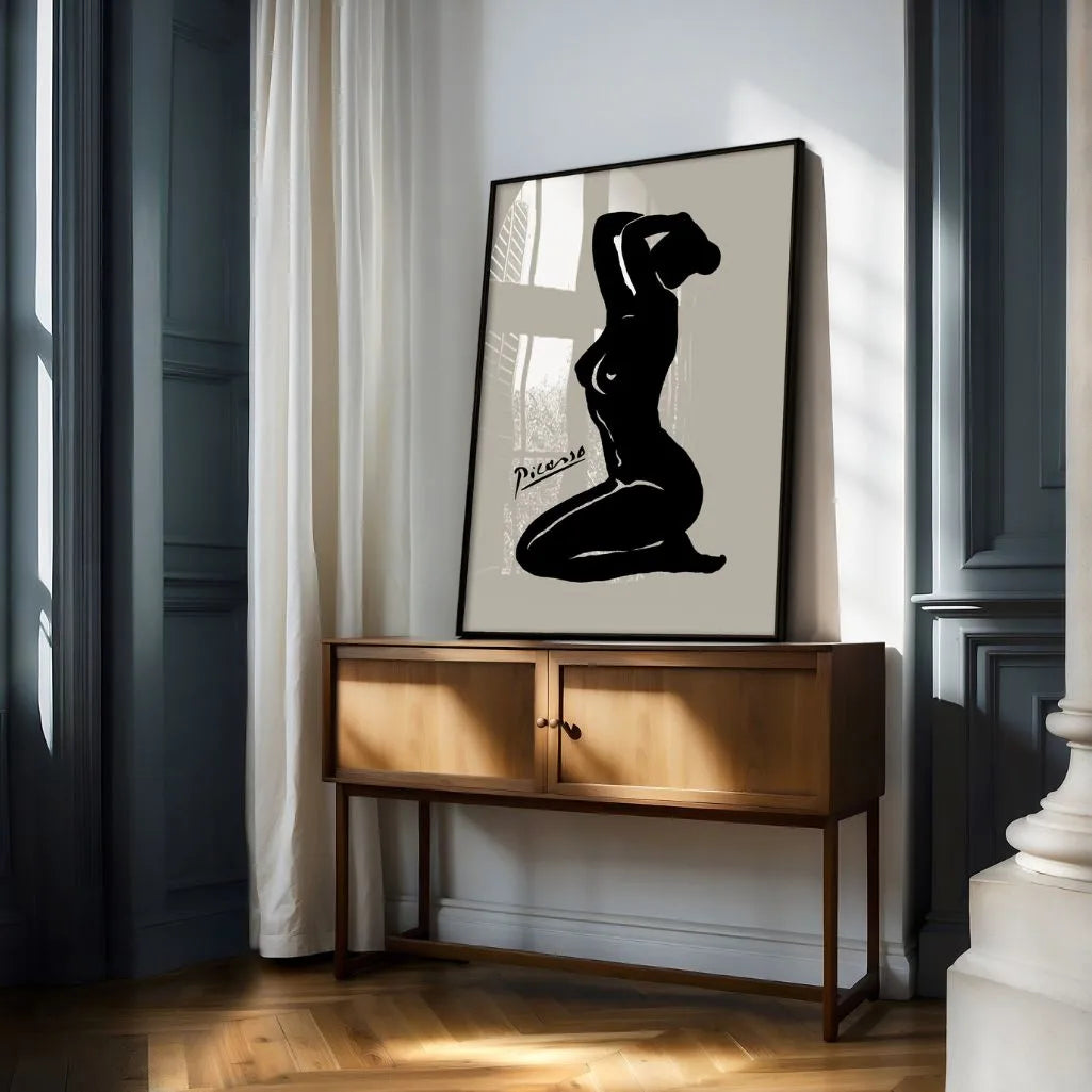 Poster ispirato a Pablo Picasso – Silhouette femminile