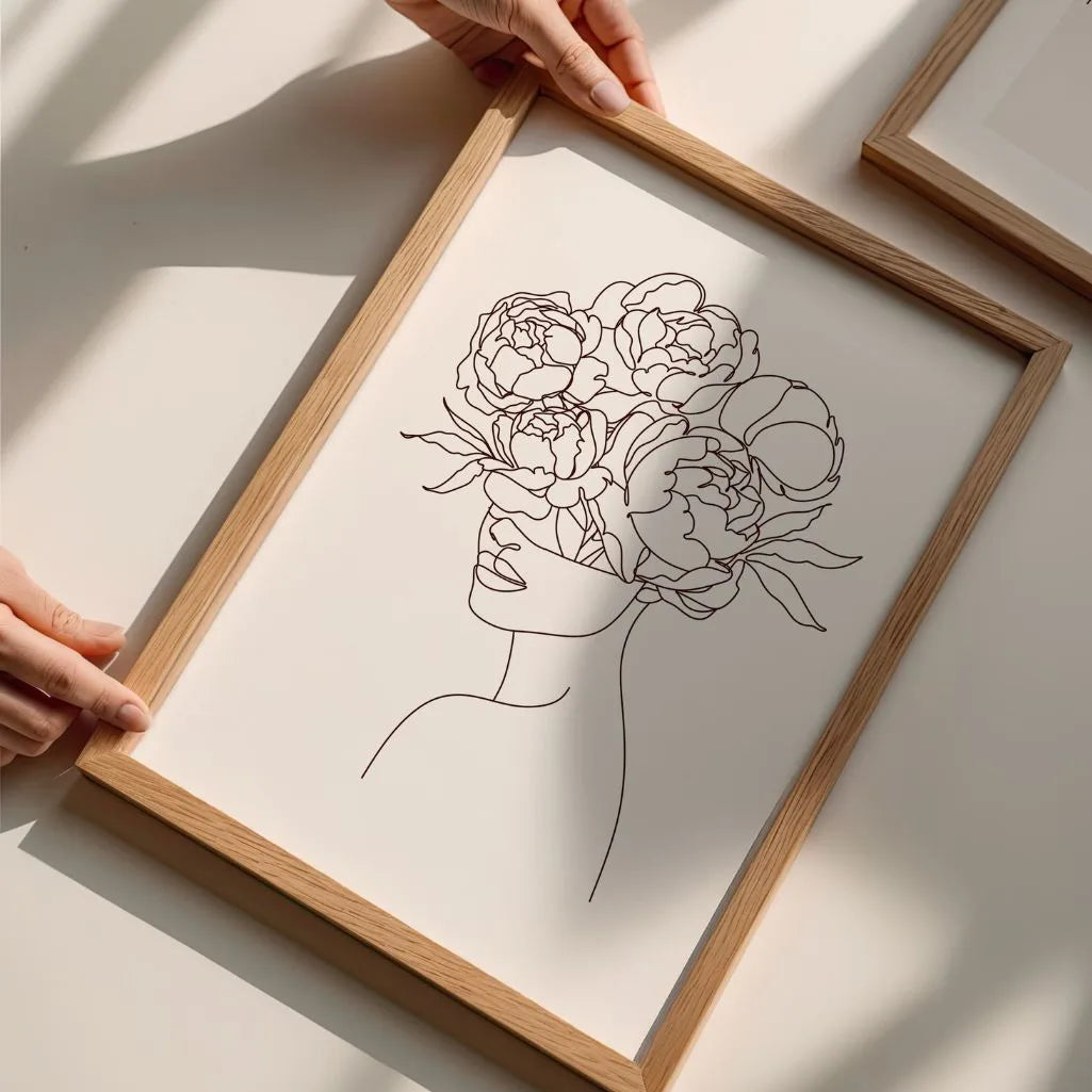 Poster – Pensiero floreale