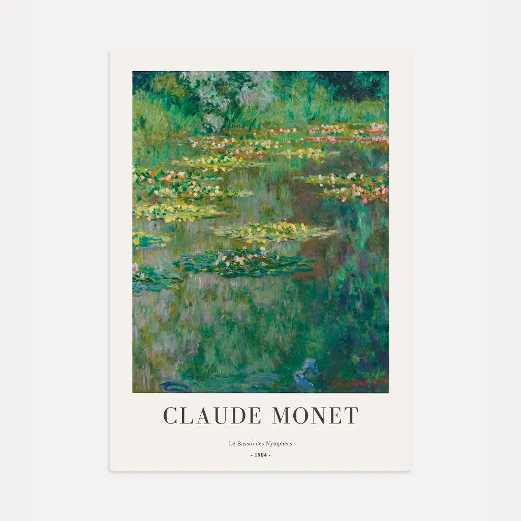 Claude Monet – Lo stagno delle ninfee Poster