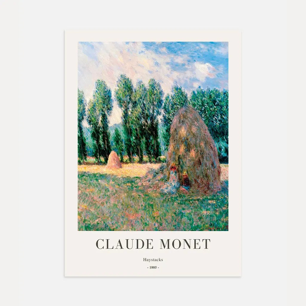 Claude Monet – Covoni di fieno Poster