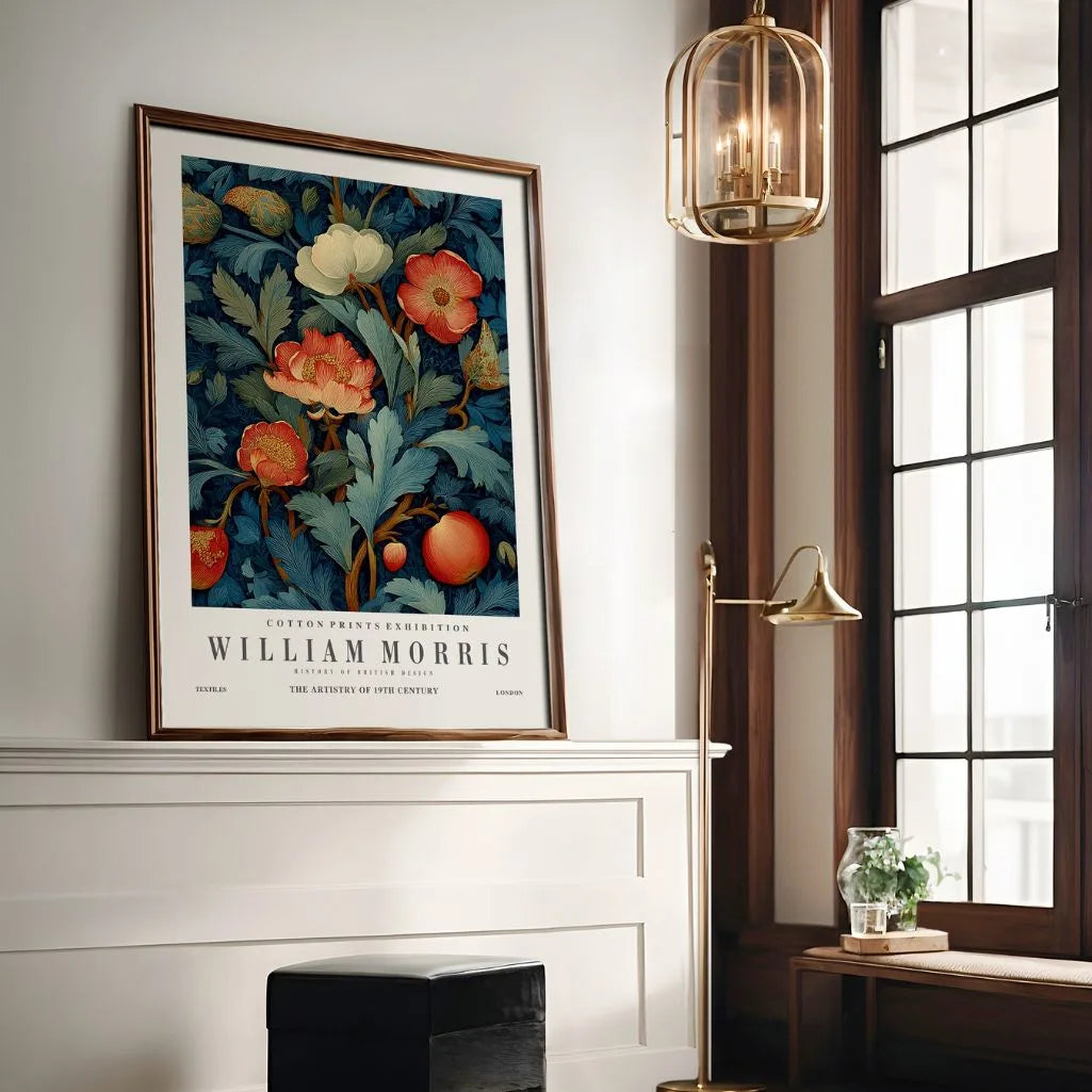 William Morris Botanical Poster