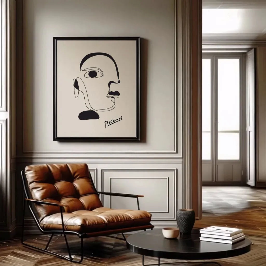 Poster ispirato a Pablo Picasso – Linea del pensiero