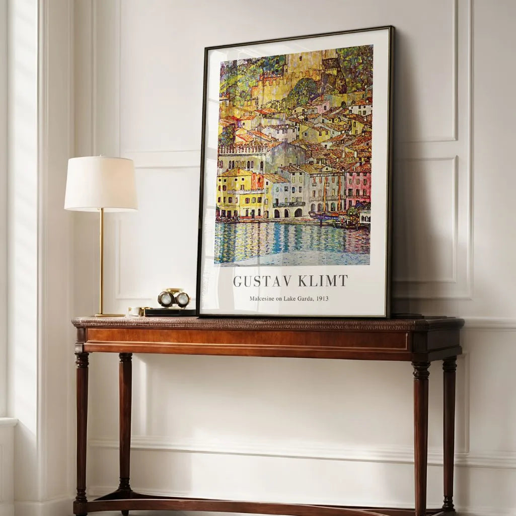 Gustav Klimt Malcesine on Lake Garda Poster