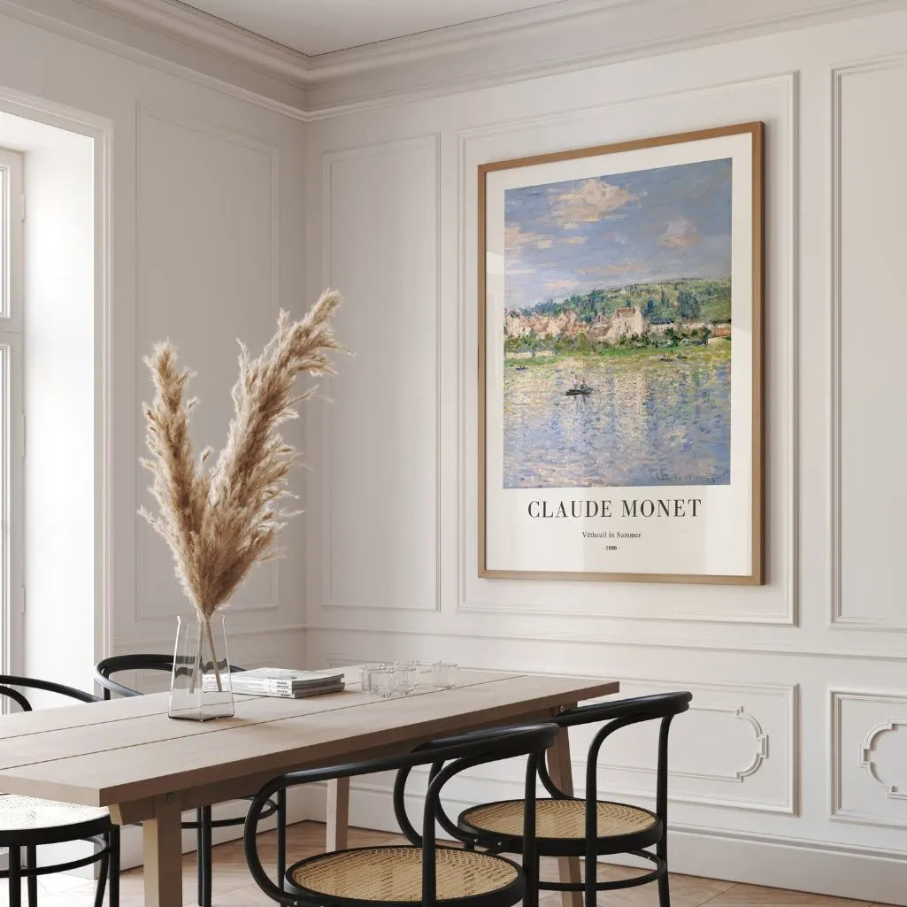Claude Monet – Vétheuil in estate (1880) Poster