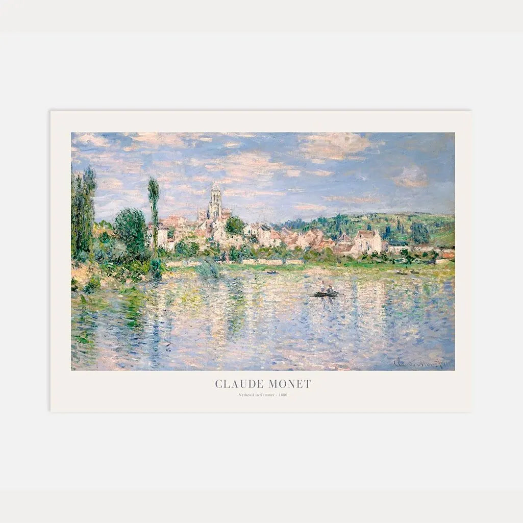 Claude Monet – Vétheuil in estate Poster
