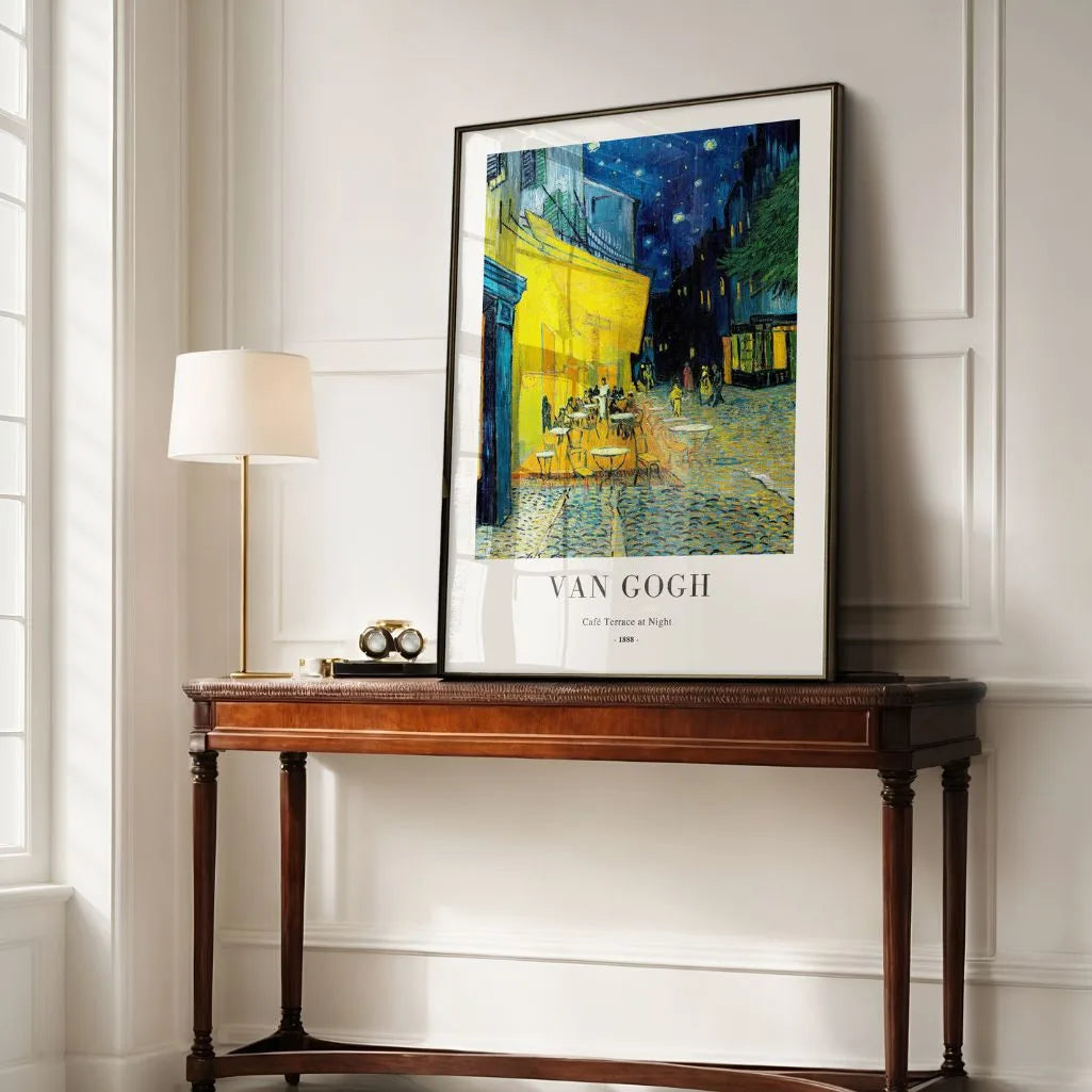 Van Gogh Café Terrace at Night Poster