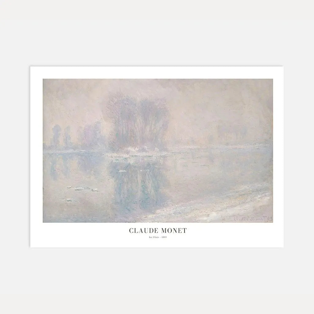Poster Claude Monet – Banchi di ghiaccio