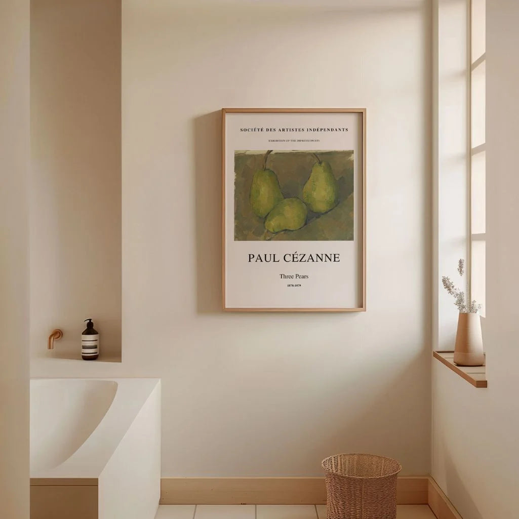 Paul Cézanne – Tre pere Poster