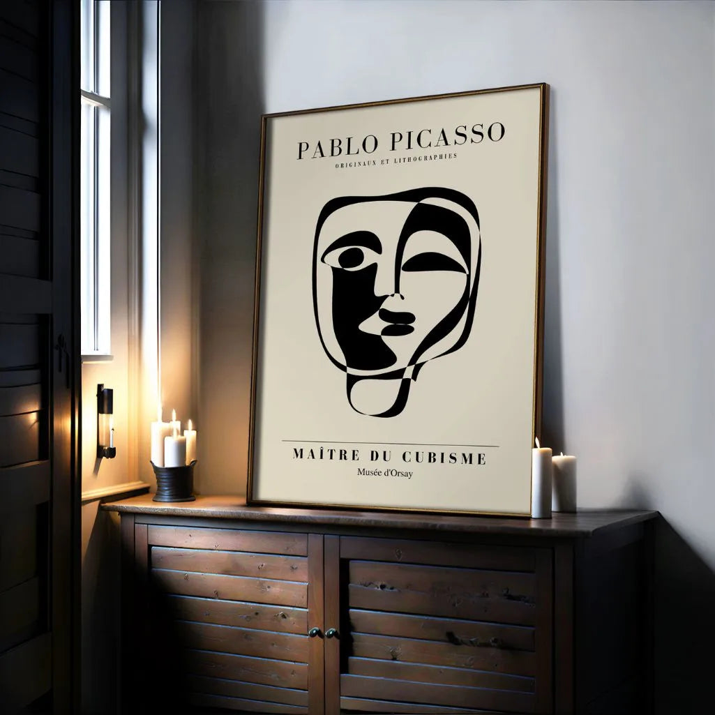Poster ispirato a Pablo Picasso – Maschera dell’emozione