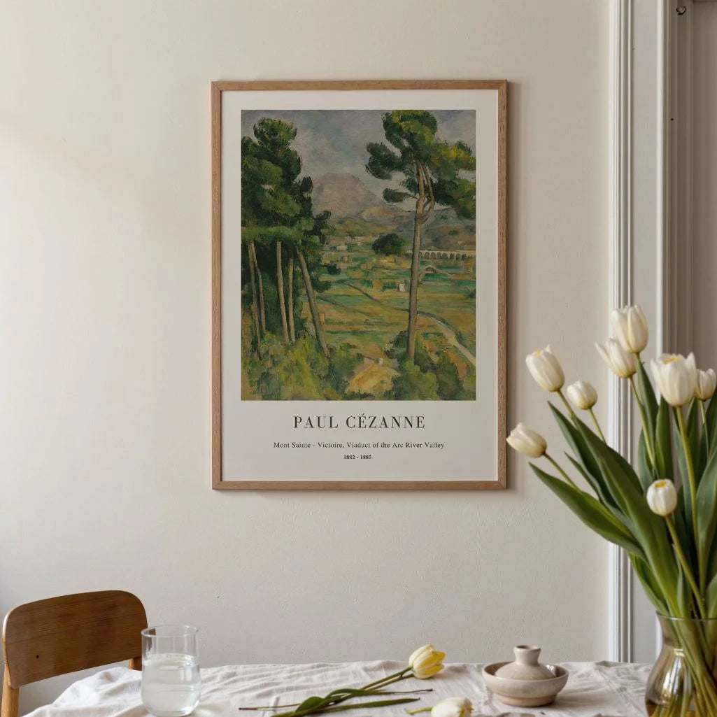 Paul Cézanne – viadotto nella valle dell’Arc Poster
