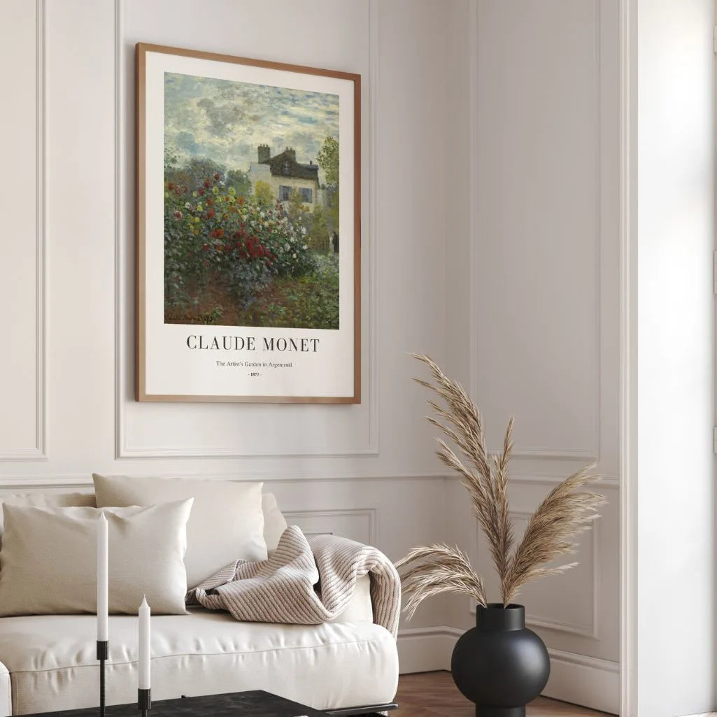 Claude Monet – Il Giardino dell’artista ad Argenteuil Poster