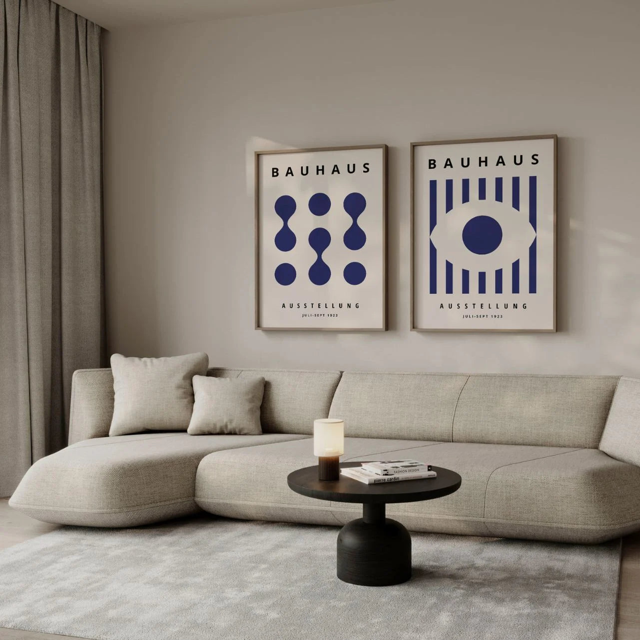 Bauhaus Blu profondo – Set di 2 poster