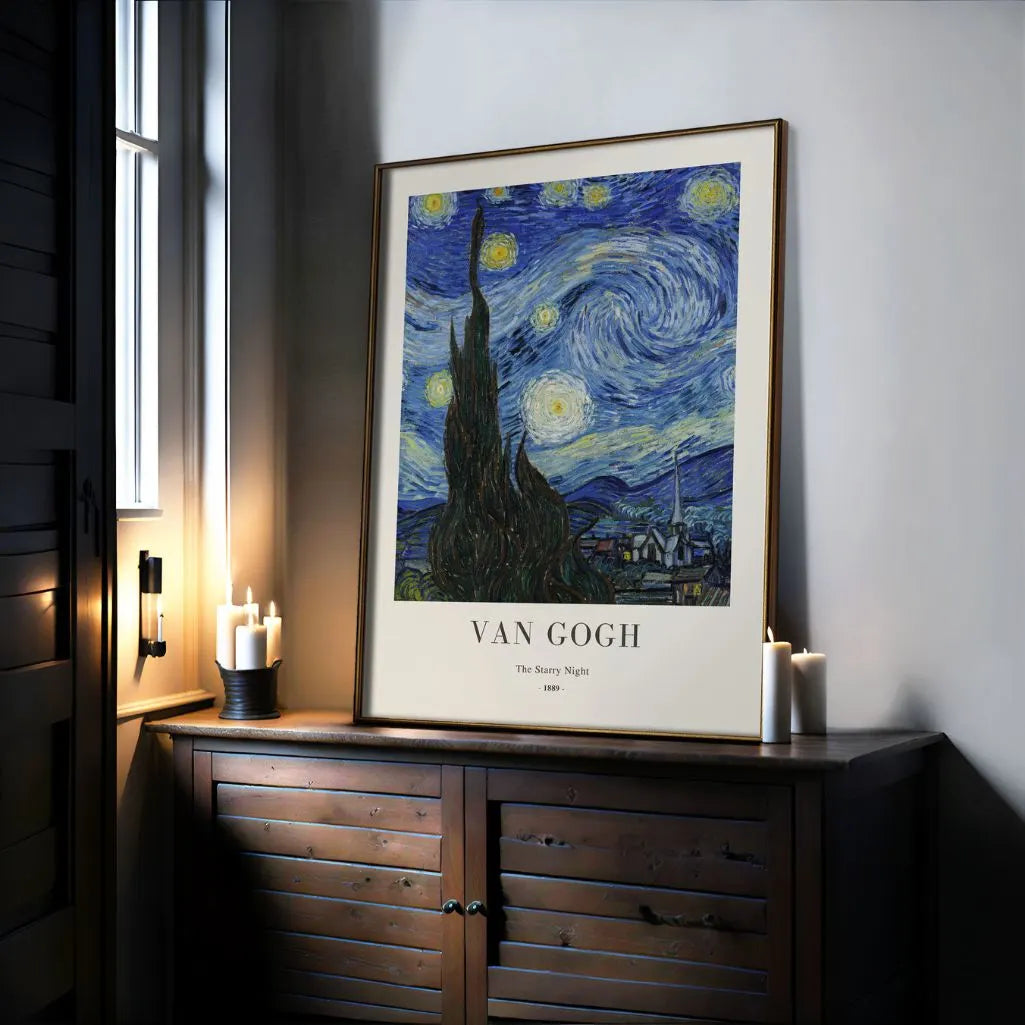 Poster Vincent van Gogh – Notte stellata
