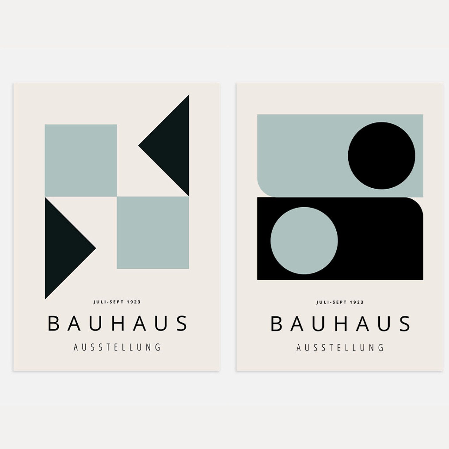 Poster – Geometria Bauhaus Set da 2