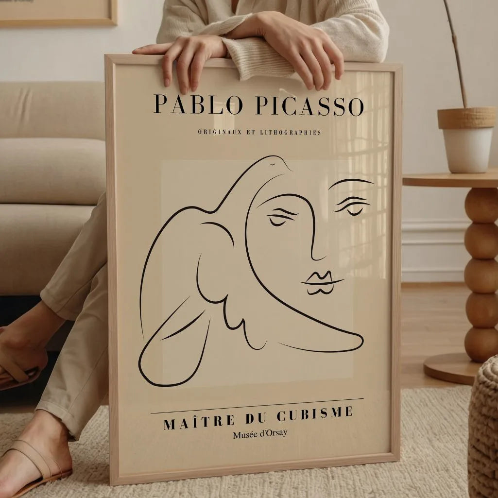 Poster ispirato a Pablo Picasso – Sguardo calmo