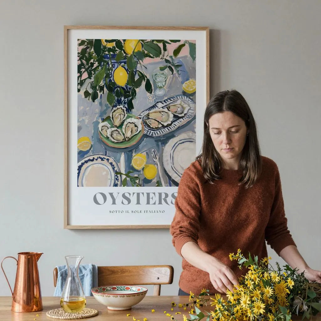 Poster Ostriche Mediterranee