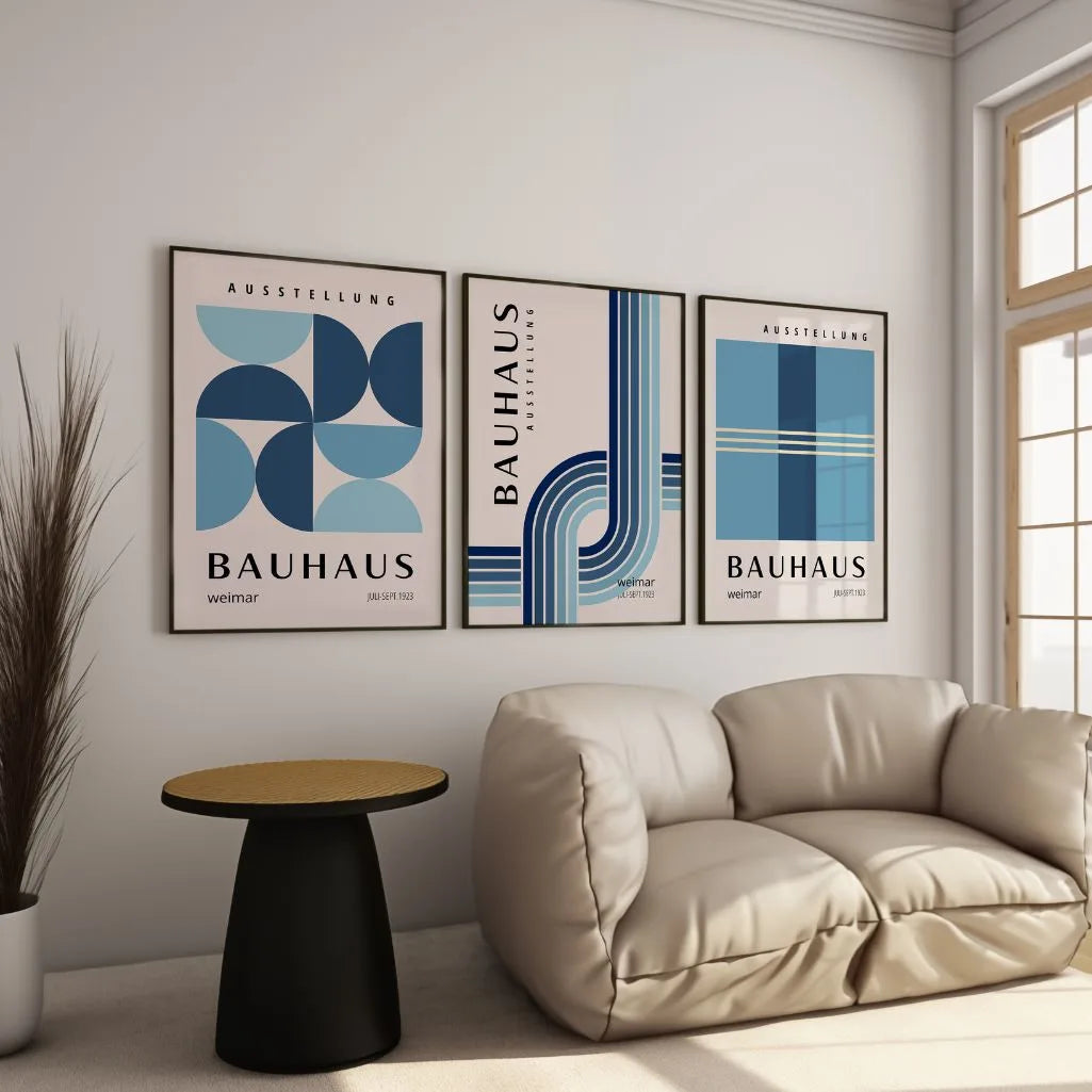 Bauhaus Weimar Rhythm – Set da 3 poster
