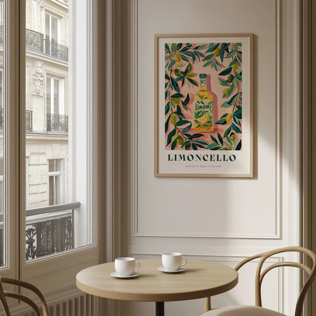 Poster Illustrazione Limoncello