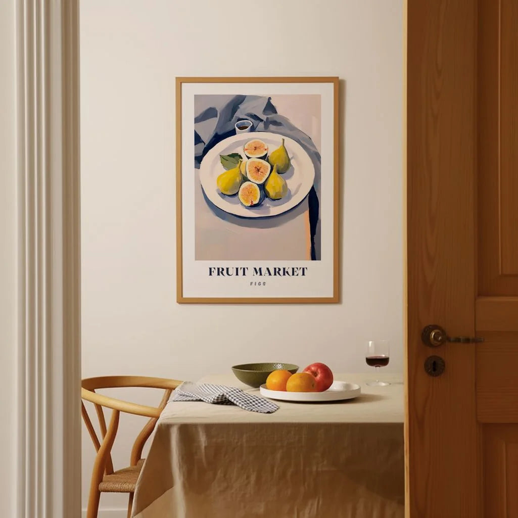 Figs on a Plate Poster