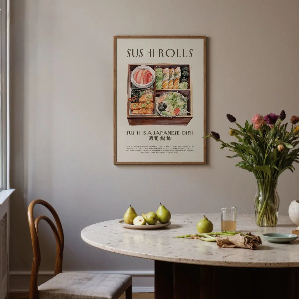 Bento Sushi Premium Poster