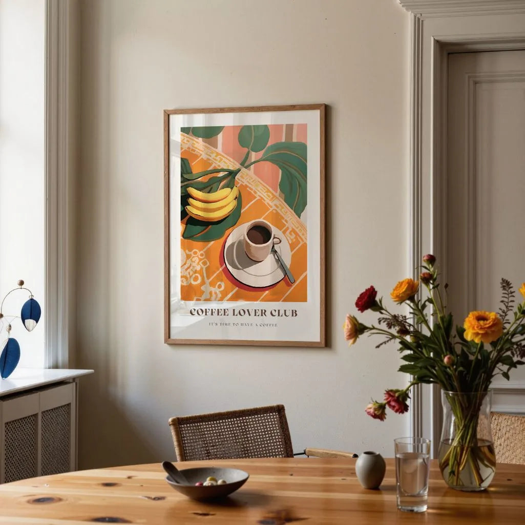 Coffee & Bananas Poster