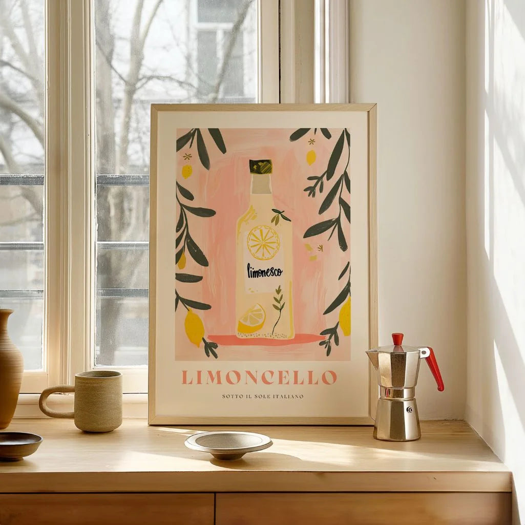 Poster Limoncello Mediterraneo
