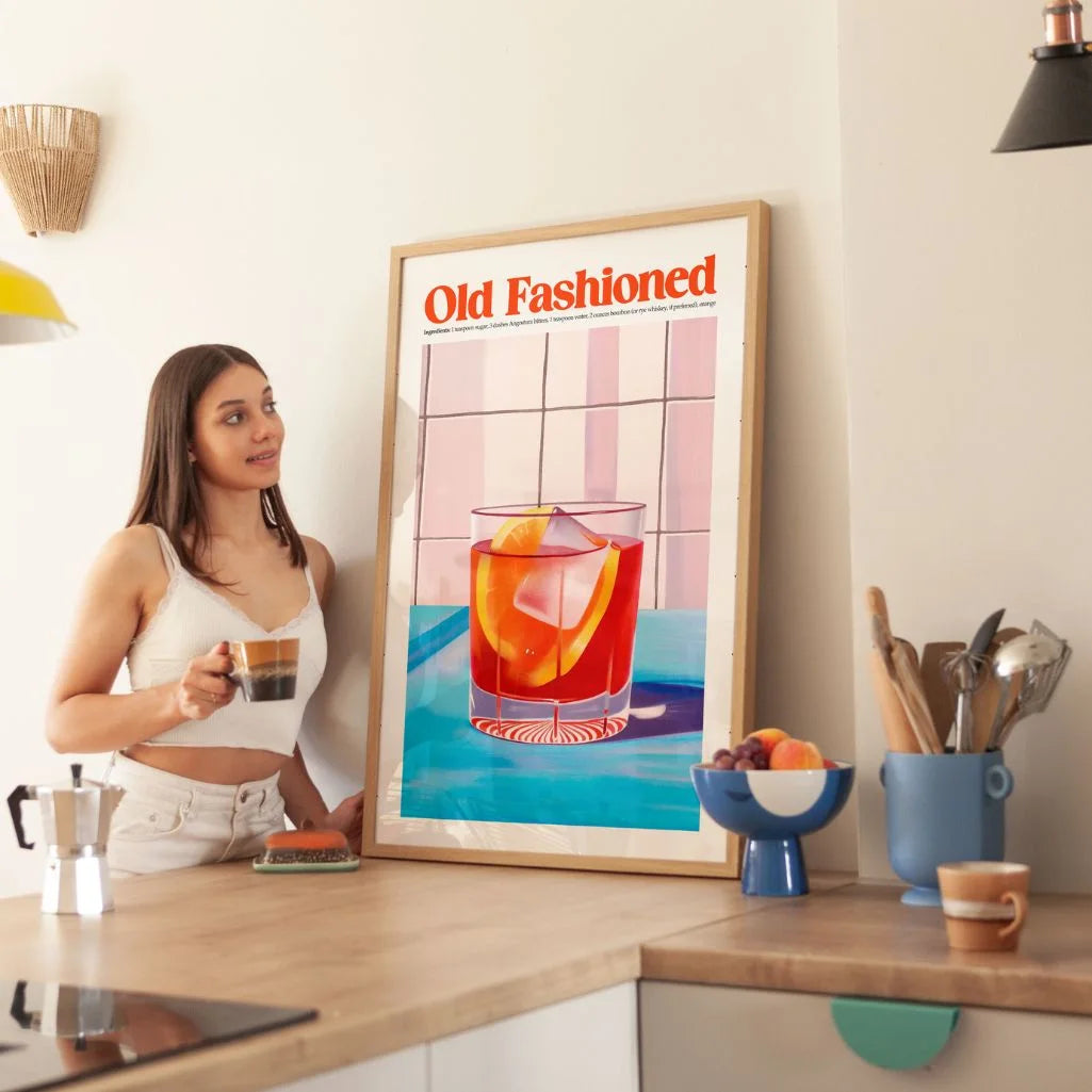 Poster Old Fashioned Sunset