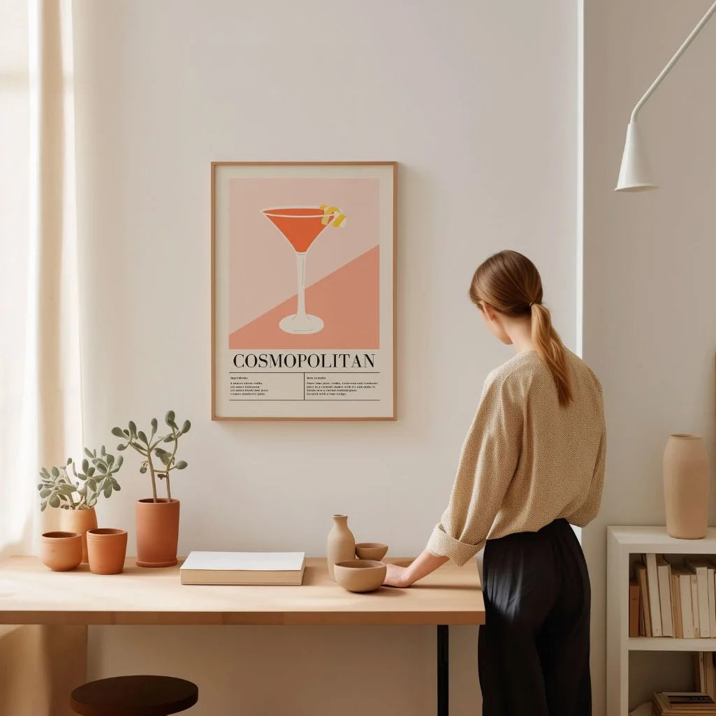 Poster Cocktail Cosmopolitan