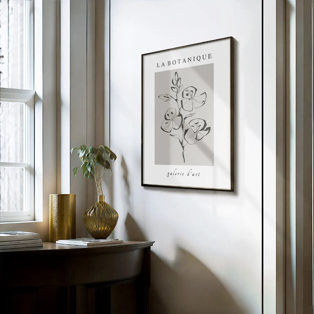 LA Botanique Flowers Poster