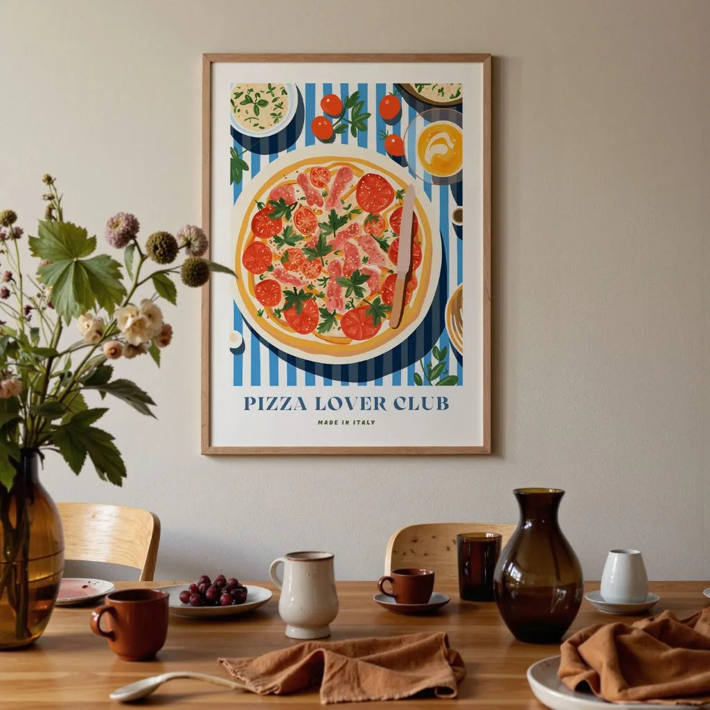 Tomato Pizza Poster