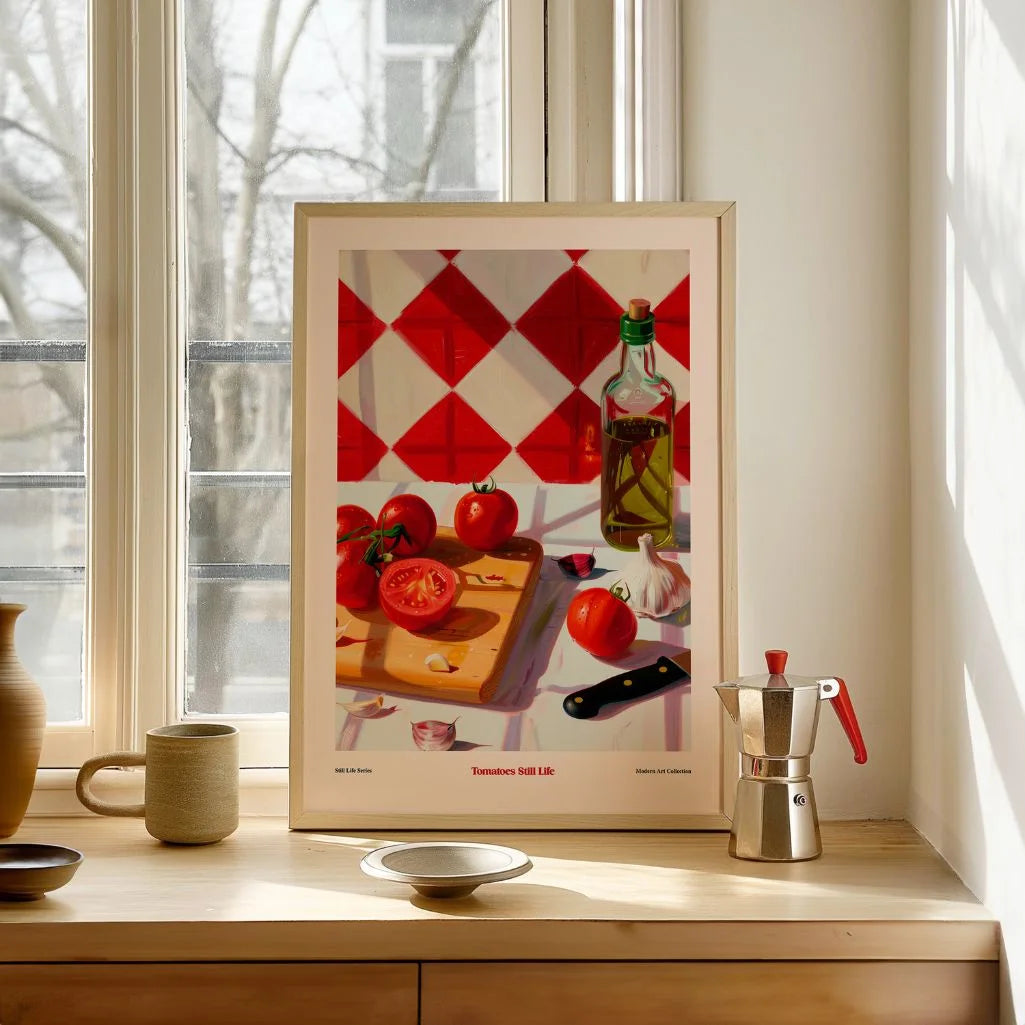 Poster Natura Morta con Pomodori