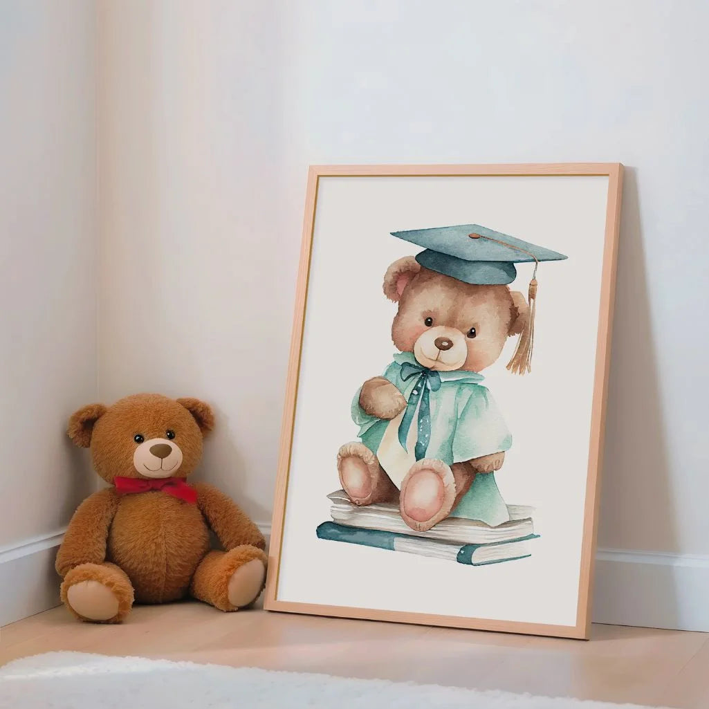 Graduation Bear Poster