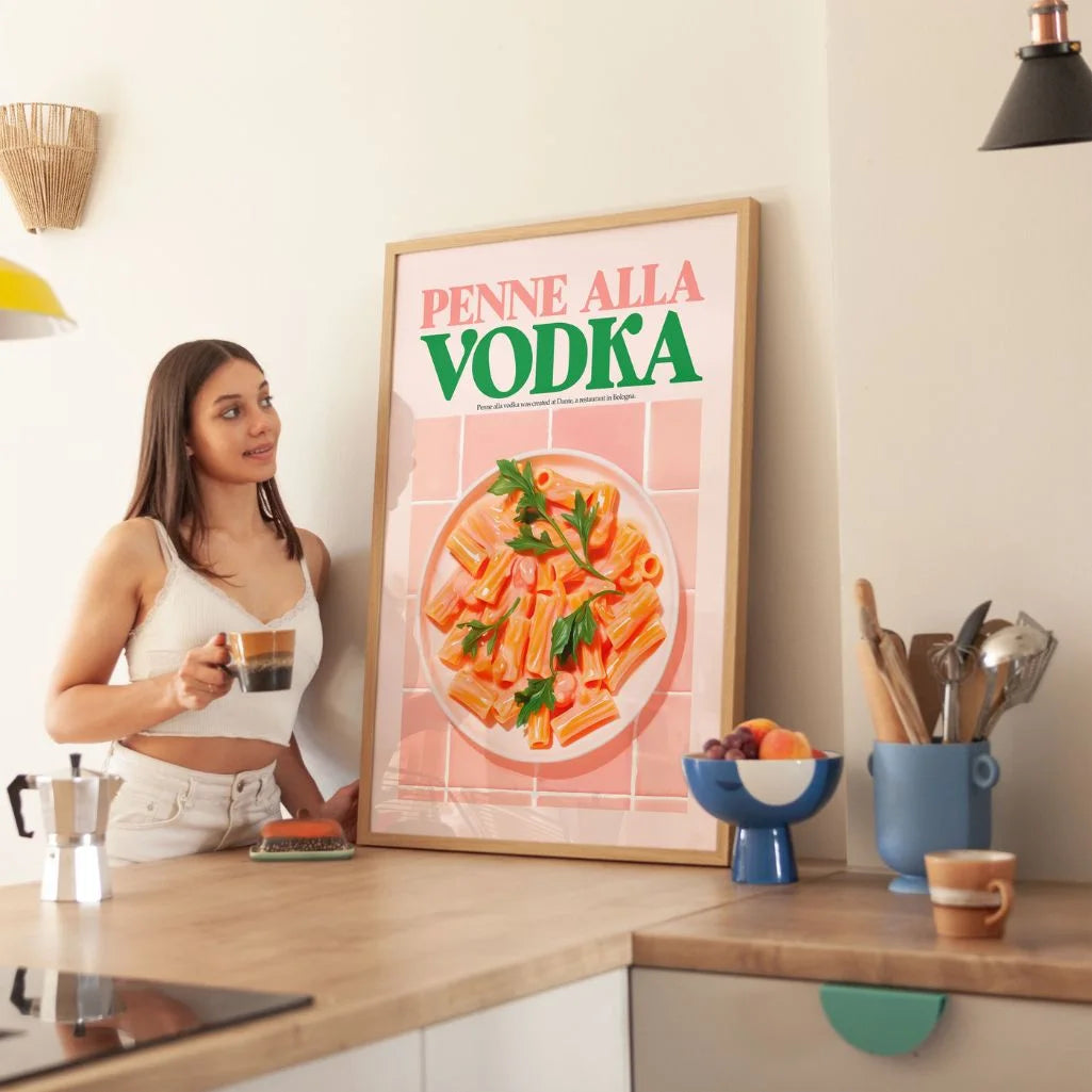 Poster Penne Pasta Alla Vodka
