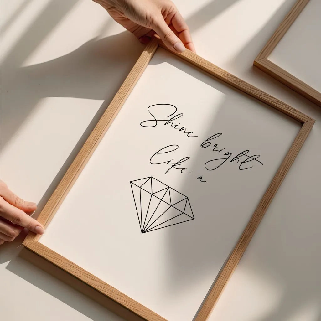 Shine Bright Like A Diamond Poster