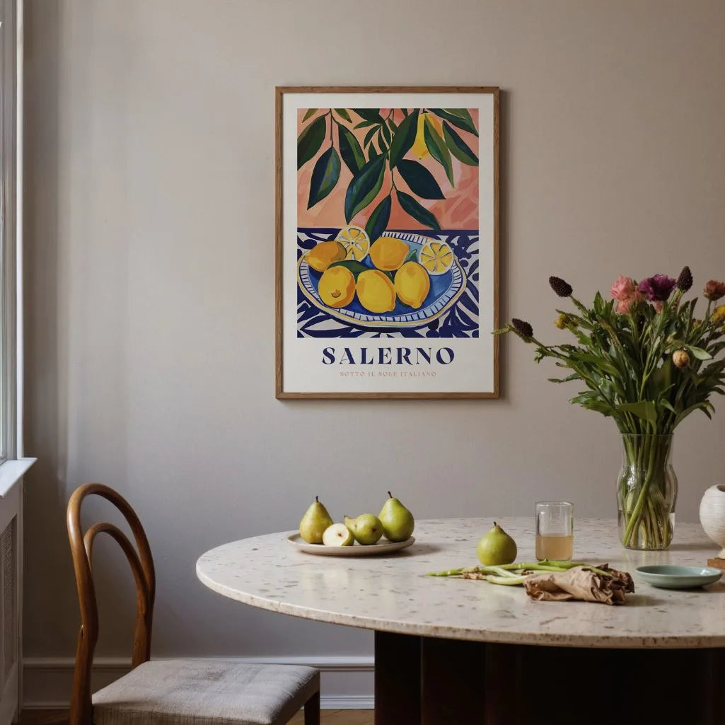 Poster Piatto Limoni Salerno