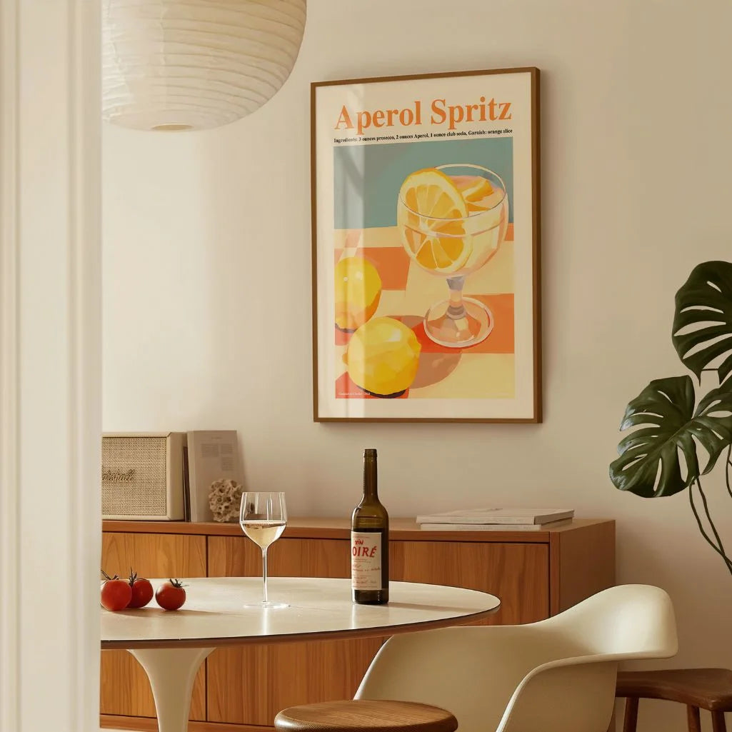 Aperol Spritz Lemon Poster