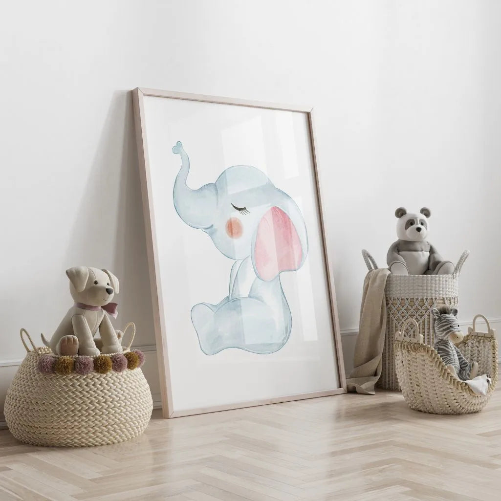 Baby Elephant Poster