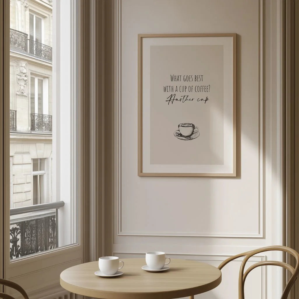 Coffee Quote Poster